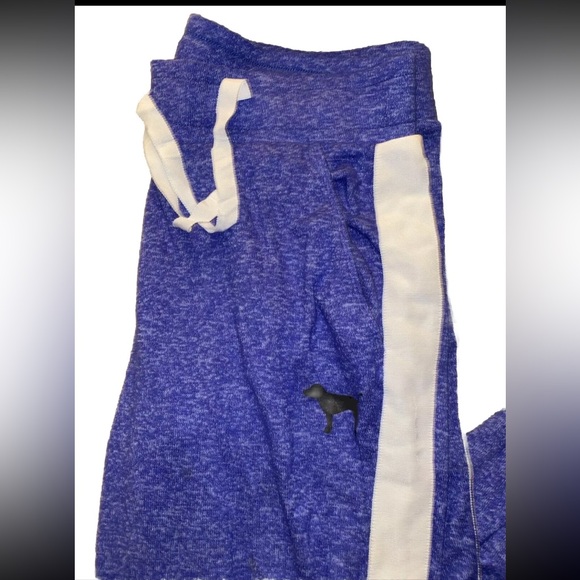 PINK Victoria's Secret Sleepwear Pants, blue with white stripe. Size medium - Picture 8 of 14